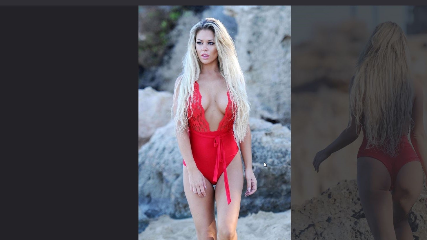 Bianca Gascoigne sensacionale në Qipro