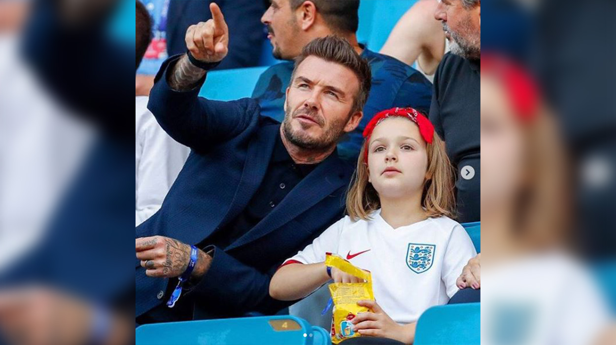 Puth të bijën në buzë publikisht, David Beckham kritikohet nga ndjekësit