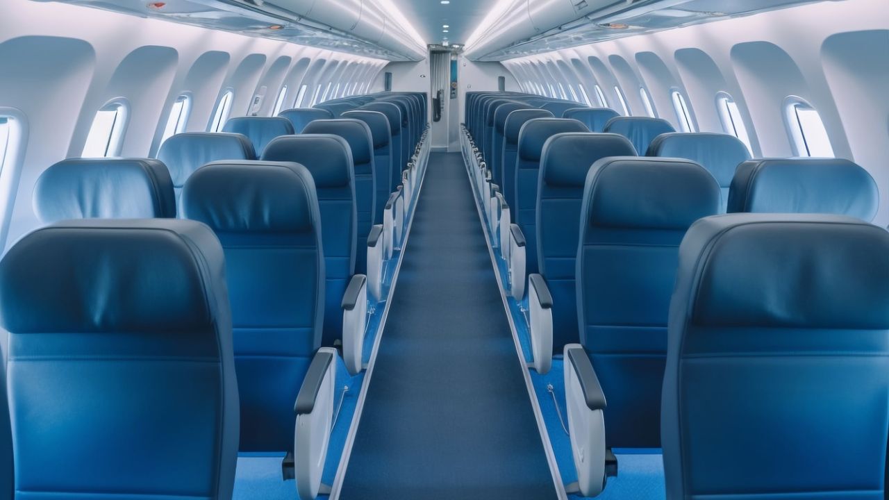 Ja pse sediljet e aeroplanëve shpesh janë blu