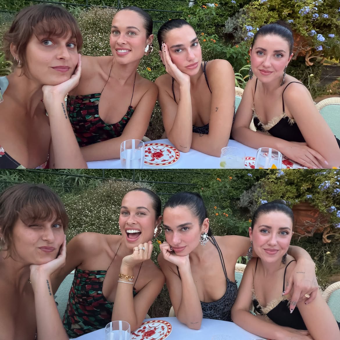 Dua Lipa feston në Portofino me shoqet para martesës së mikeshës së saj